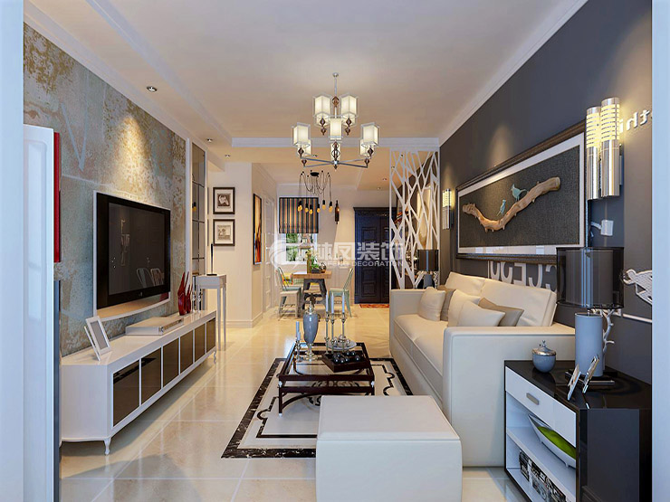 金地樾檀山-115平-现代简欧风格-客厅1.jpg