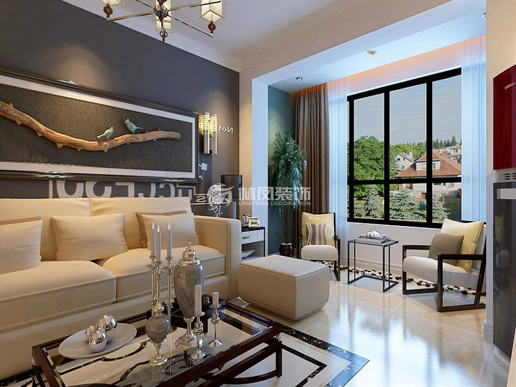 金地樾檀山-115平-现代简欧风格-客厅2.jpg