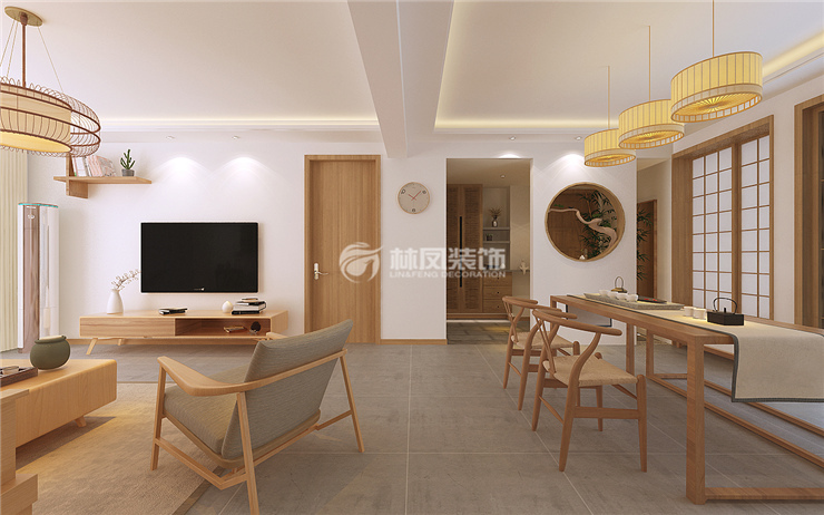金地艺境-125平-日式风格-客厅1.jpg