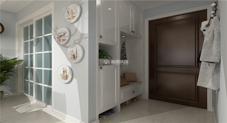 金地明悦-86平-美式风格-门厅.jpg