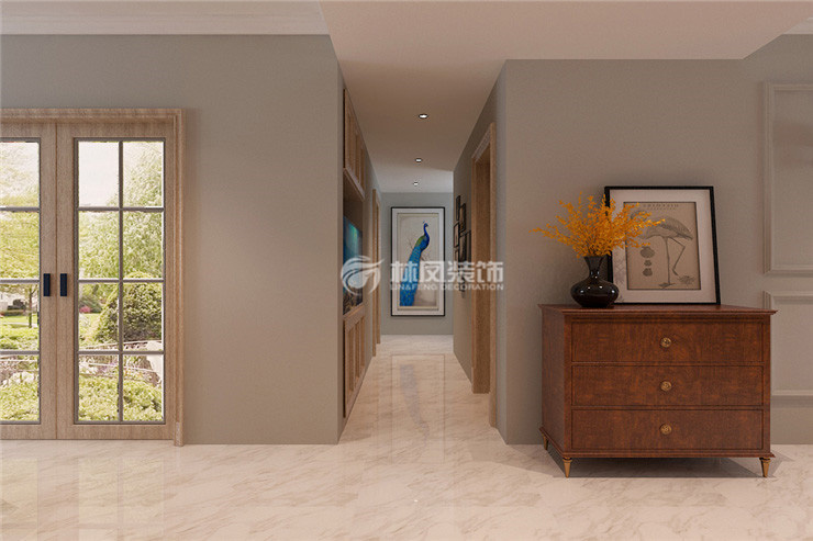 绿城全运村-130平-美式风格-过廊.jpg