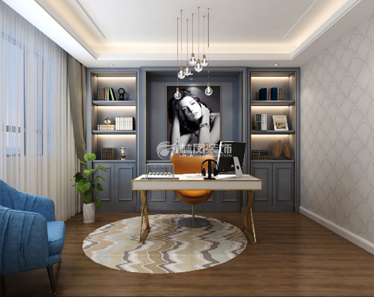 月星中央公园-103平-现代风格-书房.jpg