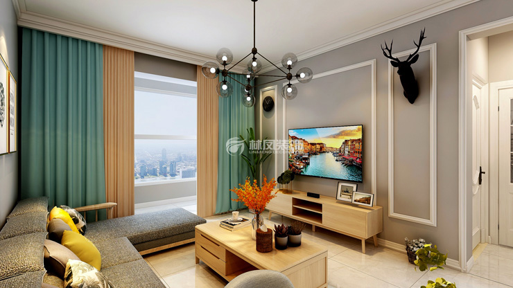 月星中央公园-83平米-北欧风格-客厅1.jpg