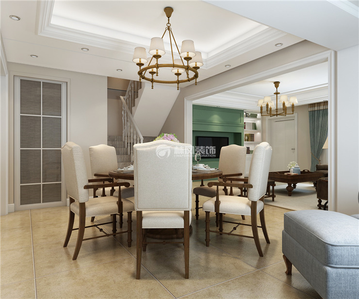旭辉东樾城-240平-美式风格-餐厅2.jpg
