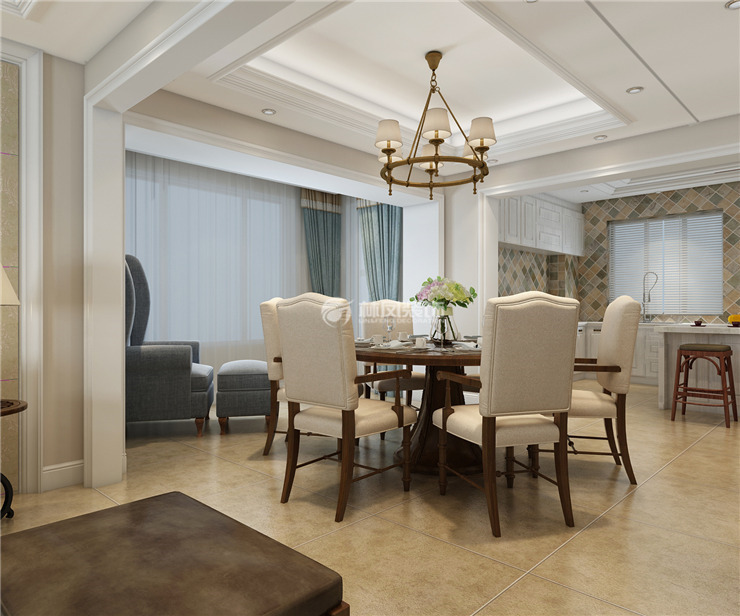 旭辉东樾城-240平-美式风格-餐厅1.jpg