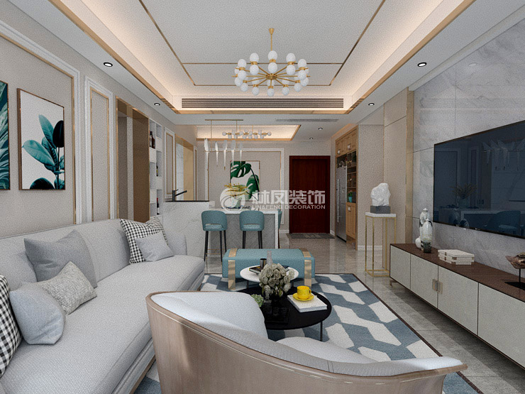 银河丽湾-230平-轻奢风格-客厅2.jpg
