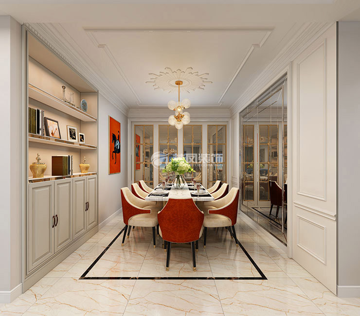 碧桂园御长白-138平-美式轻奢风格-餐厅2.jpg