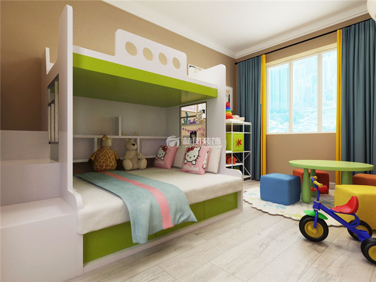 中海和平之门-114平-现代风格-儿童房.jpg