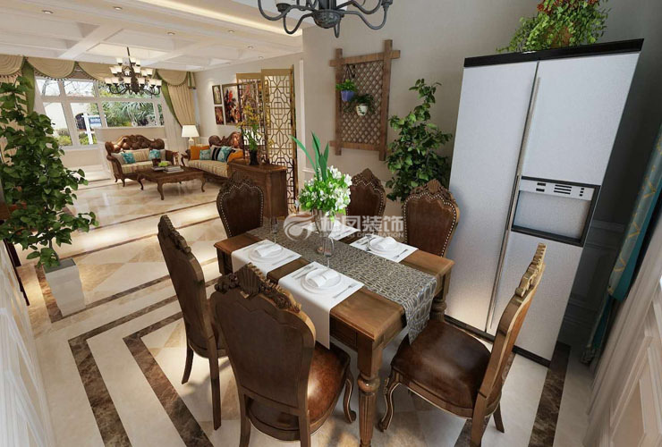 格林观塘-168平-美式风格-餐厅.jpg
