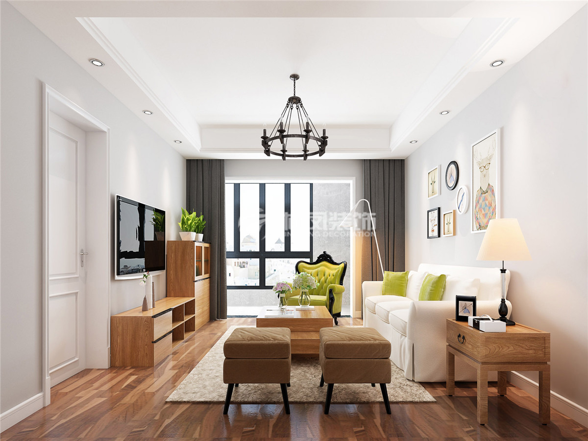 橡树湾126平米 北欧风格-首图.jpg