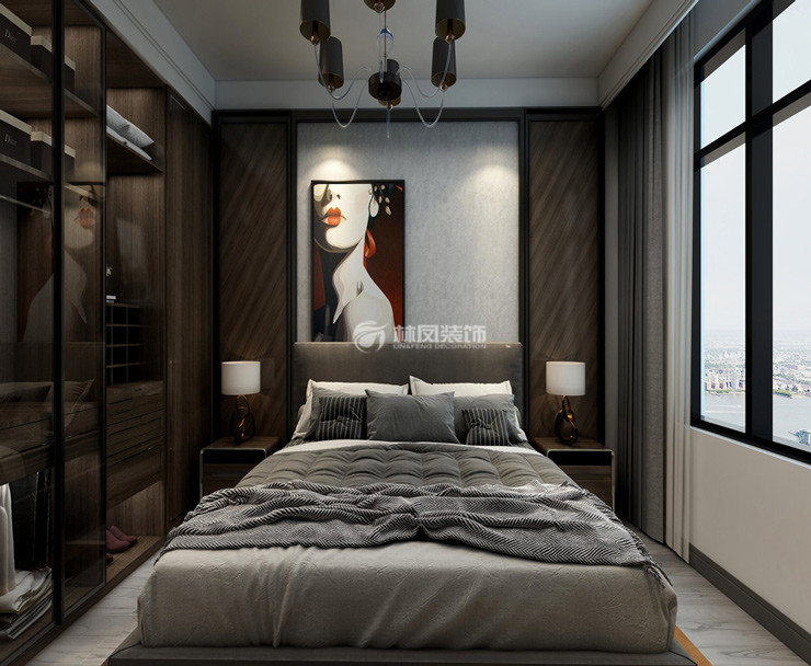 金地檀府-130平-后现代风格-主卧.jpg