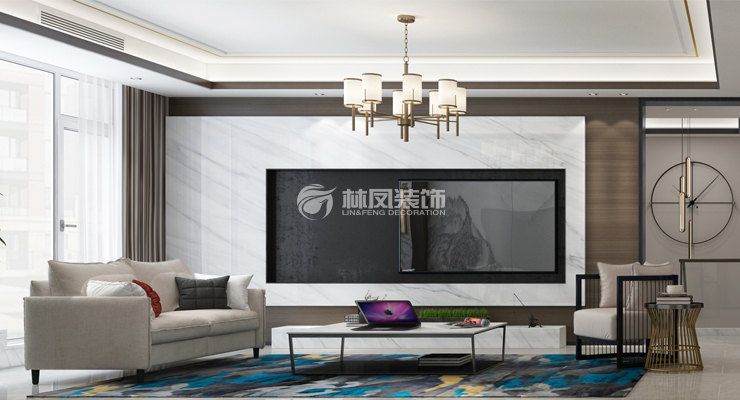 华润翡翠城-266平-新中式风格-客厅A.jpg