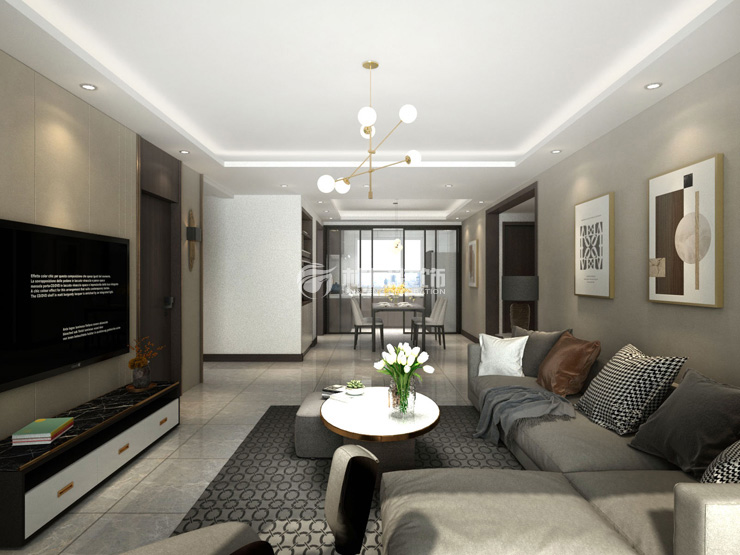 融创沈阳府-145平-现代风格 客厅1.jpg