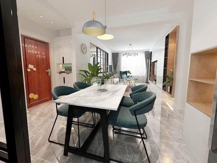 绿城全运村-100平-北欧风格-餐厅2.jpg