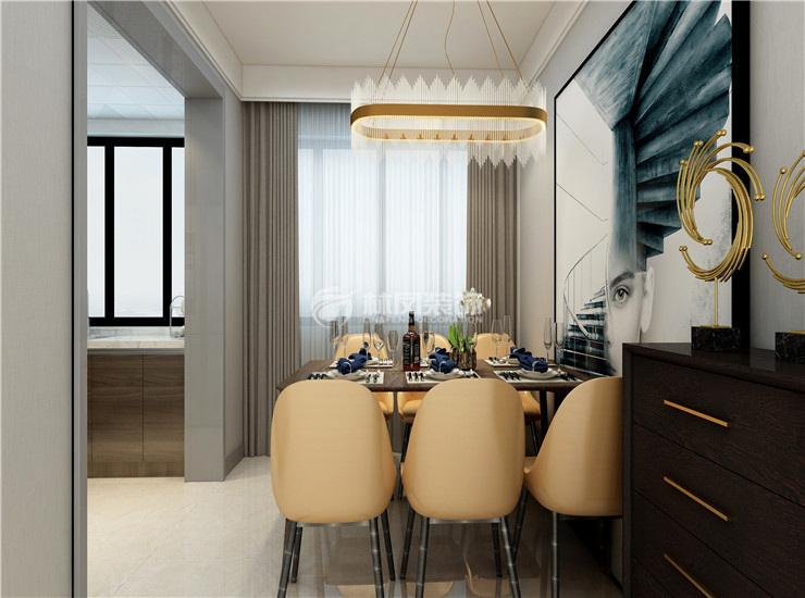 金辉优步湖畔-103平-现代轻奢-餐厅 (2).jpg