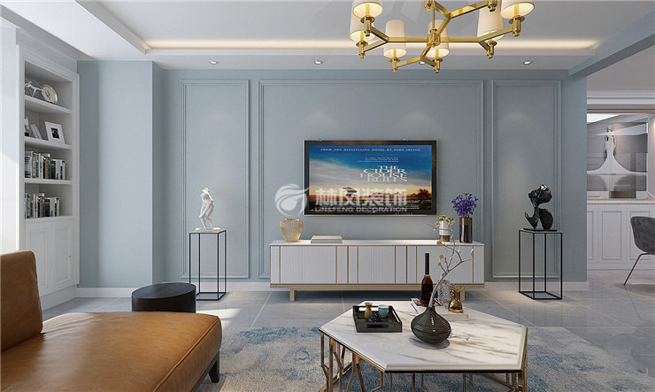 银调尚城-135㎡-现代风格-客厅2.jpg