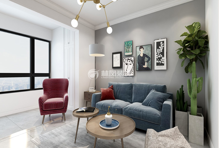 紫提东郡-93平-现代风格 客厅2.jpg