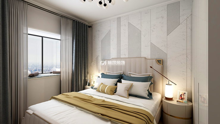 龙湖西府原著-115平-现代风格-主卧1.jpg