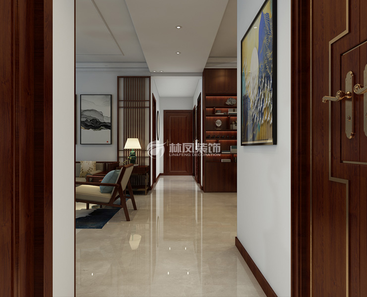 碧桂园名门-184平-中式风格-过厅.jpg