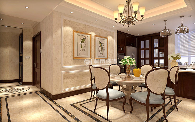碧桂园铭门-170平-美式风格-餐厅.jpg