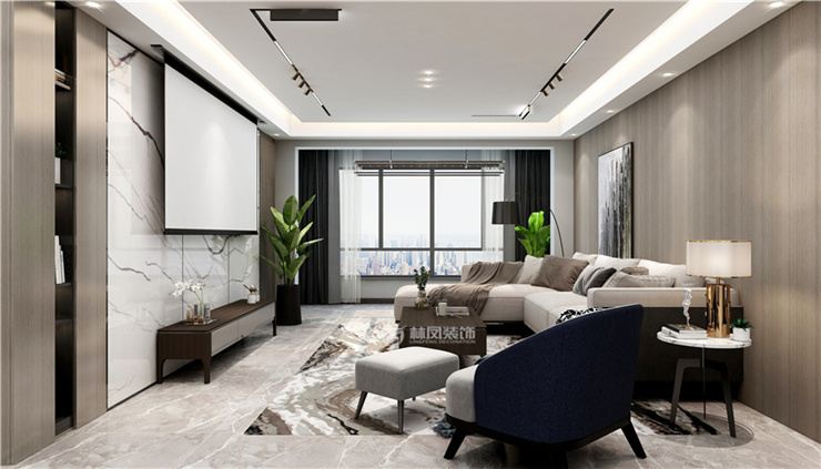 远洋大河宸章-155平-现代轻奢风格-客厅.jpg