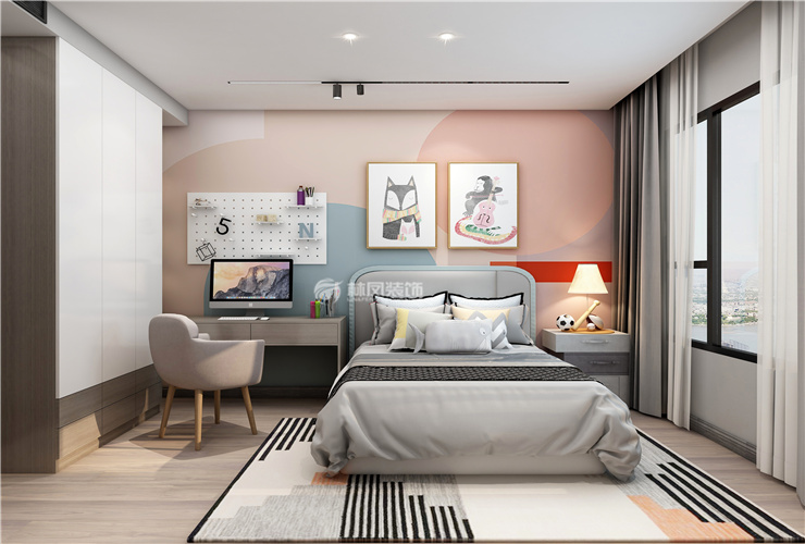 远洋大河宸章-155平-现代轻奢风格-儿童房.jpg