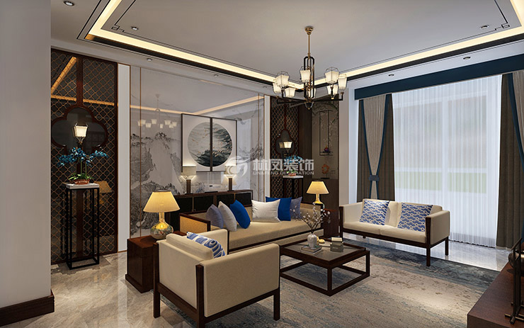 金领湾-300平-新中式风格-客厅.jpg