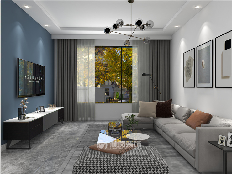 金科集美万象-110平-现代风格-客厅3.jpg