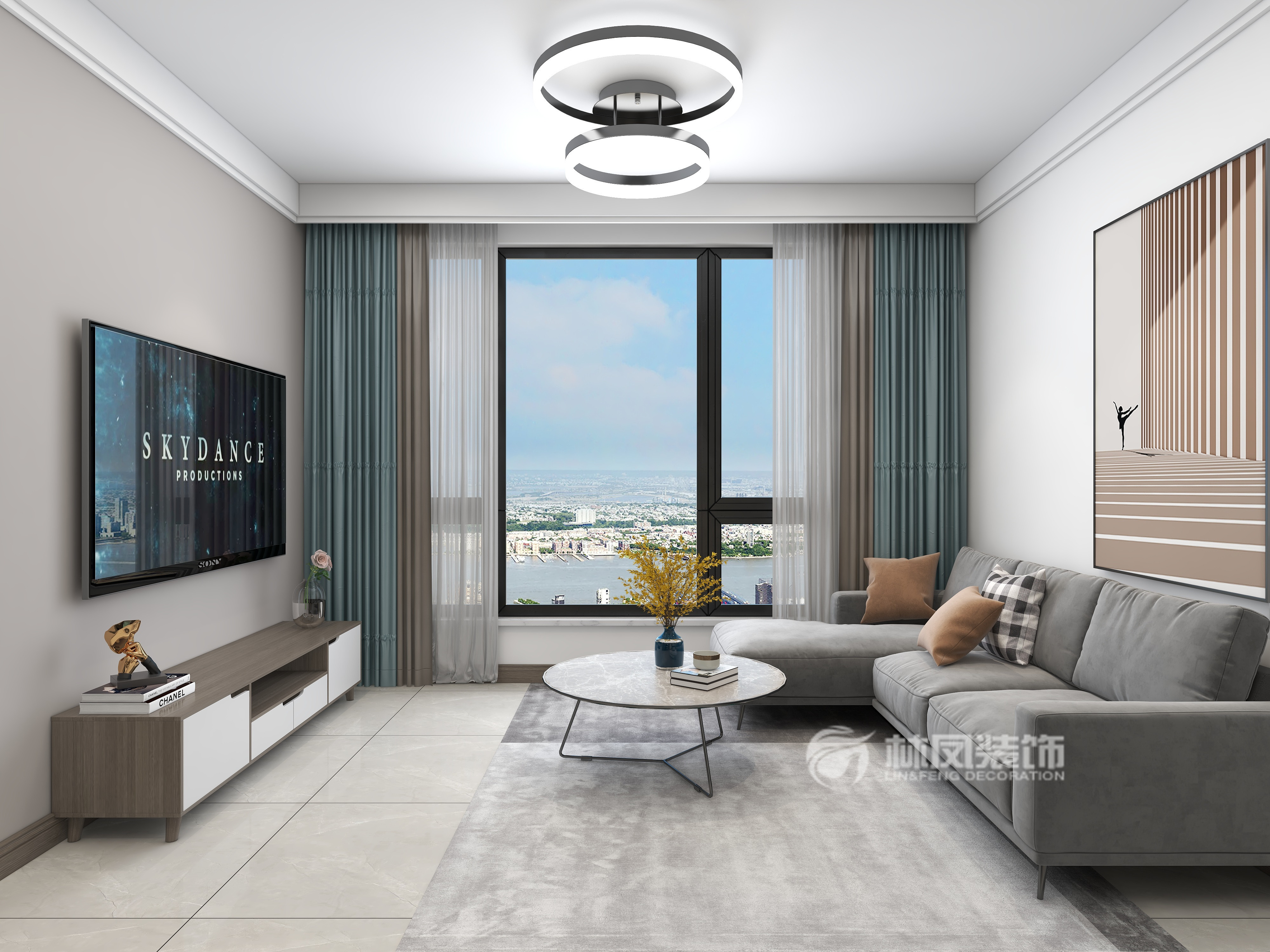 万锦紫园-现代轻奢 -85平-客厅 (3).jpg