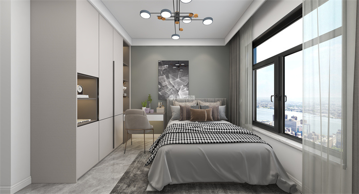 华润二十四城-慈英雪93平 次卧 现代风格.jpg