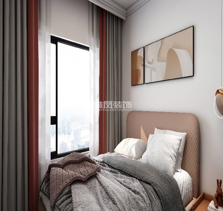 保利天汇-145平-现代风格-次卧.jpg