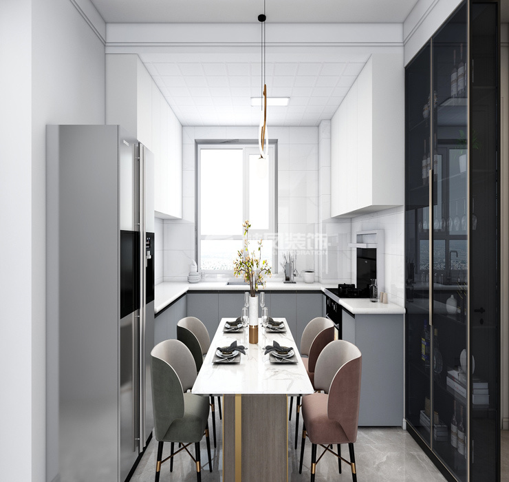 孔雀城公馆-120平-现代风格-餐厅.jpg