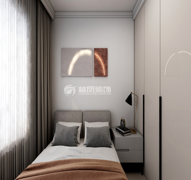 孔雀城公馆-120平-现代风格-次卧.jpg