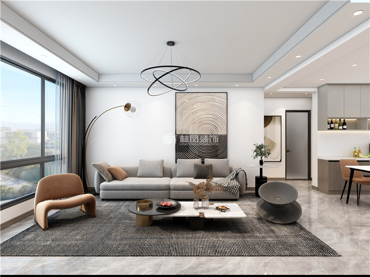 首府壹号院-120平-现代风格-客厅 (3).jpg