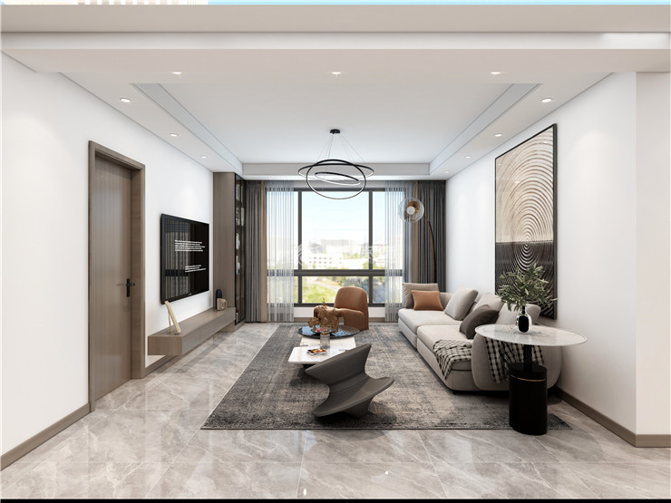 首府壹号院-120平-现代风格-客厅 (2).jpg