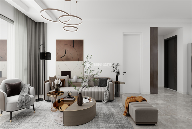 孔雀城公馆-121平-现代风格-客厅（3）.jpg