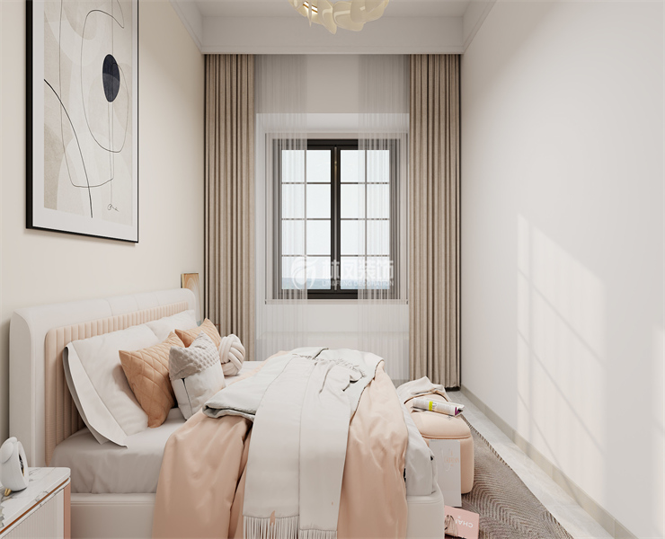 恒大滨江左岸-137平-现代风格-次卧.jpg