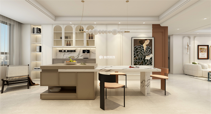 浦江.御景湾-150平-现代奶油风格-客餐厅10.jpg