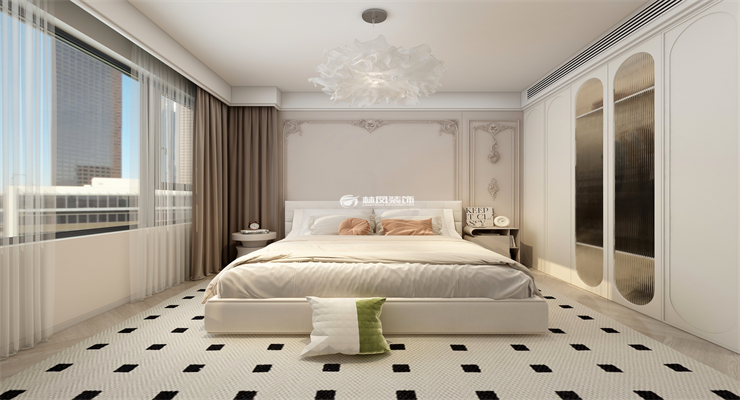 浦江.御景湾-150平-现代奶油风格-主卧.jpg