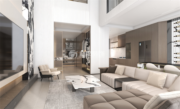 金地樾檀山-165平-现代轻奢风-客厅.jpg