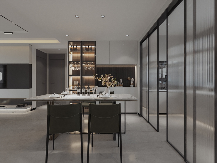 万科新都心-105平-现代风格-餐厅2.jpg