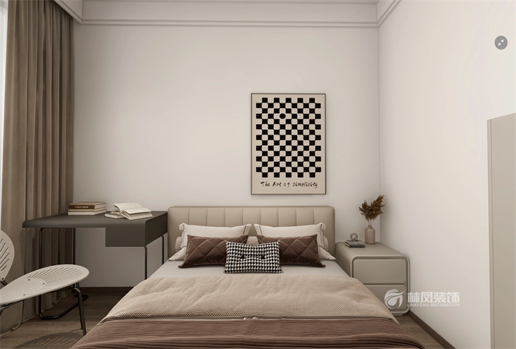 华润置地公元九里 150平 现代极简 卧室3.jpg