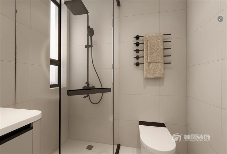 华润置地公元九里 150平 现代极简 卫生间2.jpg