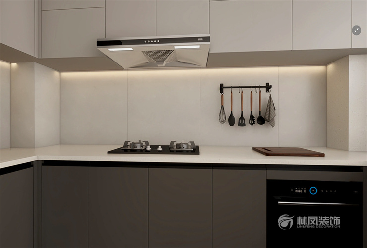 华润置地公元九里 150平 现代极简 厨房2.jpg