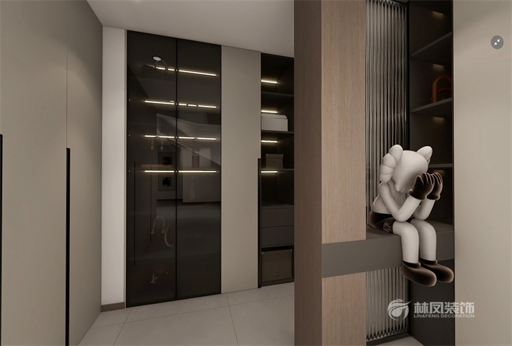 华润置地公元九里 150平 现代极简  二层衣帽间.jpg