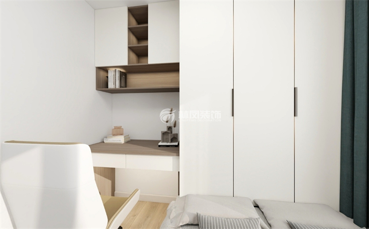 金地铁西檀府-105平-现代风格-卧室（4）.jpg