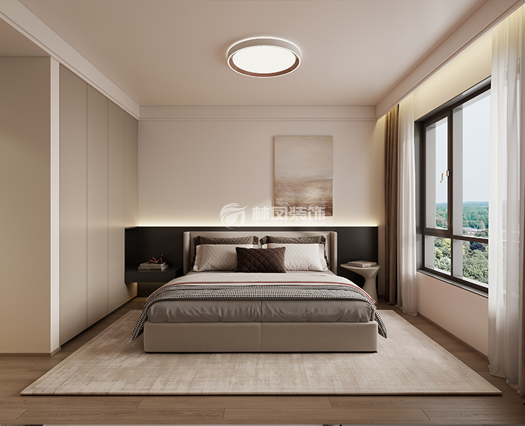 中海仁德里-150平-现代简约-次卧室1.jpg
