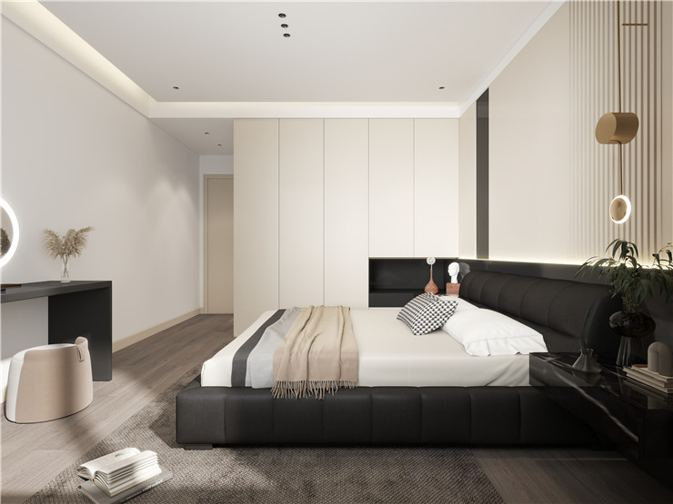 中海汇得里-135平-现代风格-主卧室.jpg