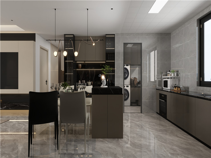 中海汇得里-135平-现代风格-餐厅 (2).jpg