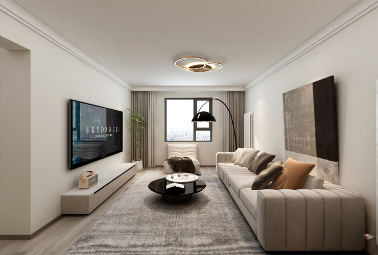 东大家属楼-100平-现代风格-客厅.jpg
